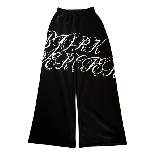 "logo" sweatpants